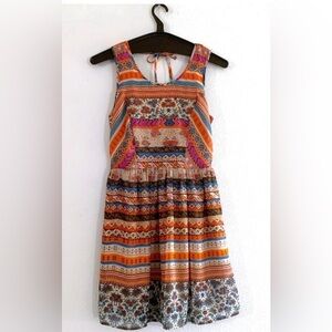 American Rag. Cie Boho Printed Mini Dress. Size XS.